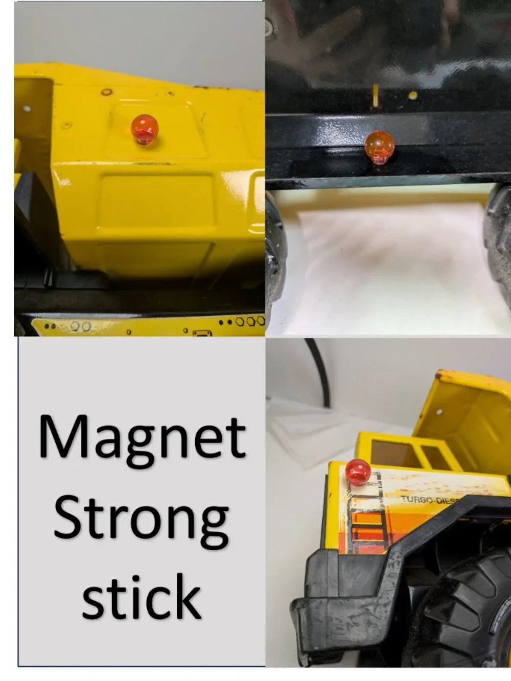 Vintage Tonka Mighty Dump Truck Pressed Steel All Metal Double Smokestack 1980s